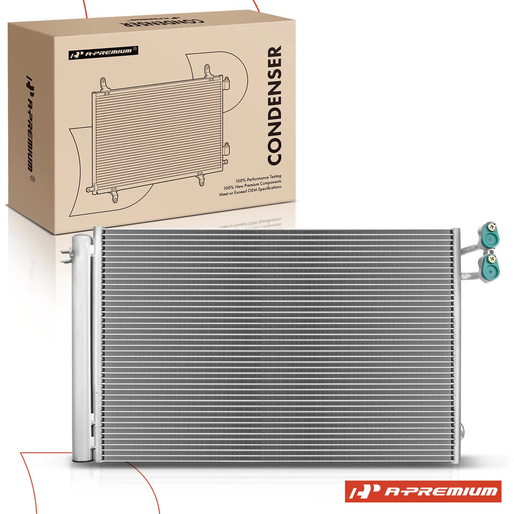 A/C Condenser with Dryer Bracket for BMW 128i 325Ci 328i xDrive (2006–2016)