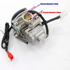 24mm Carburetor + Throttle Cable for GY6 125cc 150cc ATV Quad Dirt Bike