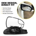 2X Power Heated Mirror Glass for Ford Fusion (2013–2020) PUS