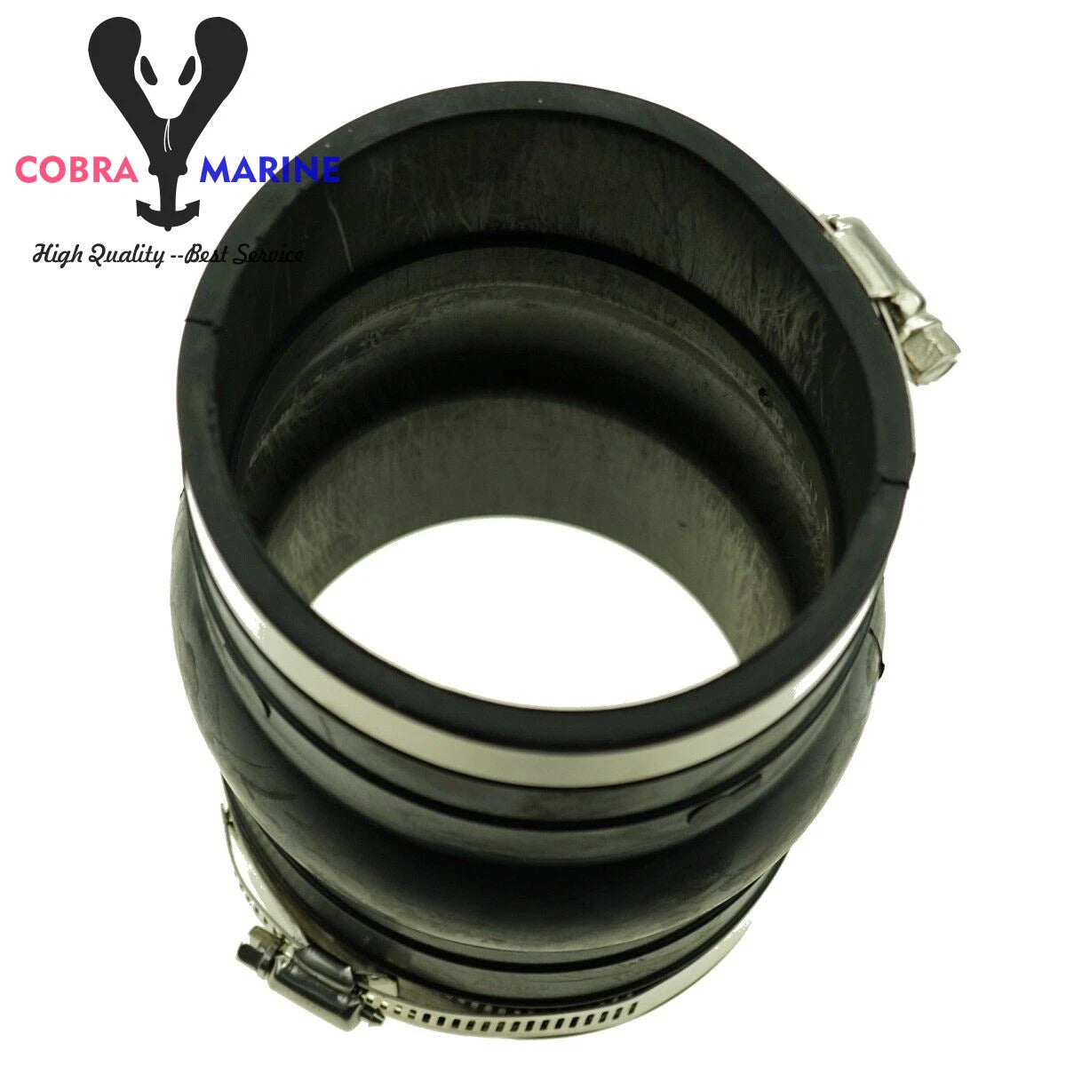 Exhaust Hose Bellows for OMC Volvo Penta 2.3L 2.5L 3.0L (1986–1998) 3852741 3863450