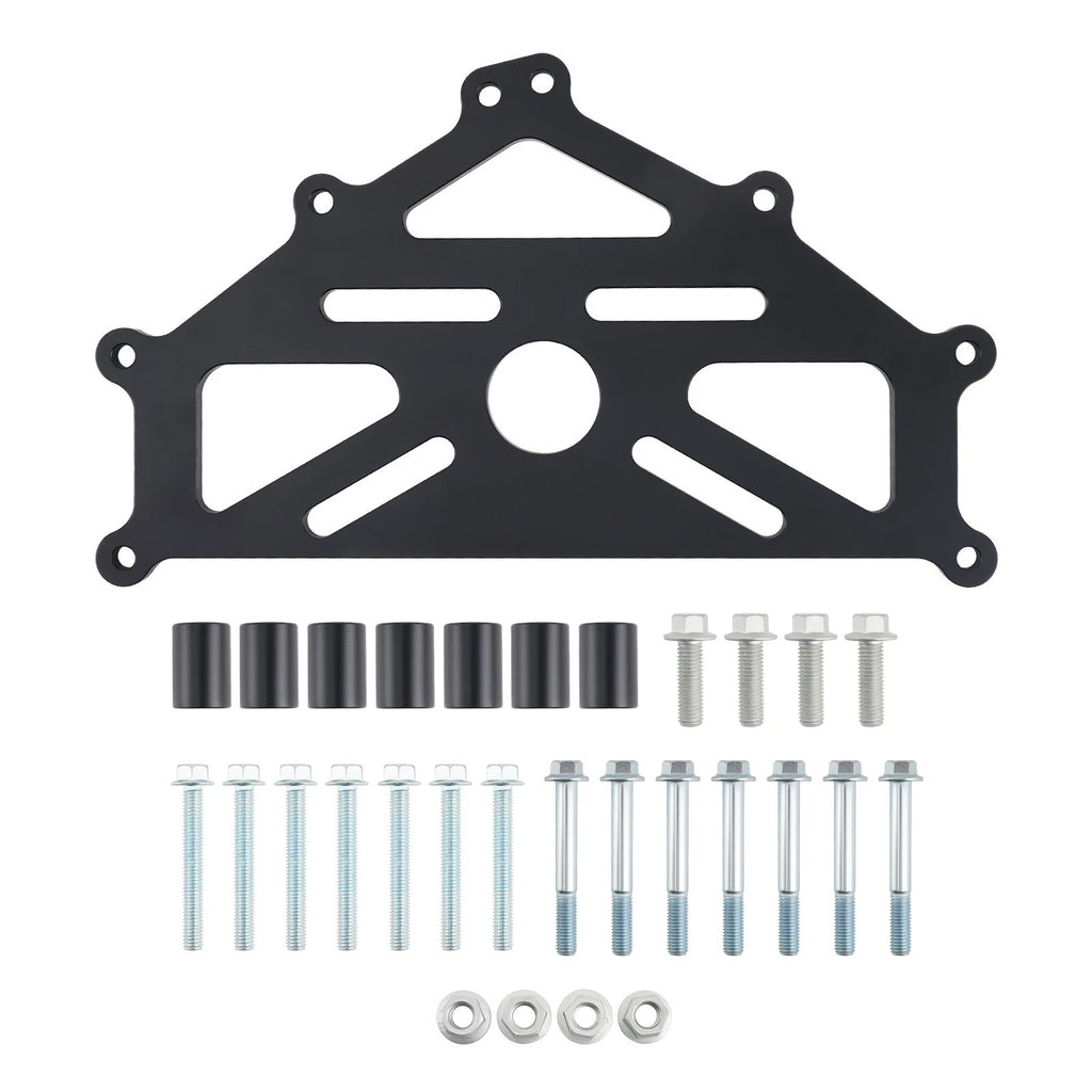 Engine Stand Mount Kit for Chevy LS/LT/SBC/BBC (Heavy Duty Aluminum)
