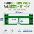 Pallet Fork Frame for John Deere Skid Steer Loader (4000lbs, Quick Tach)