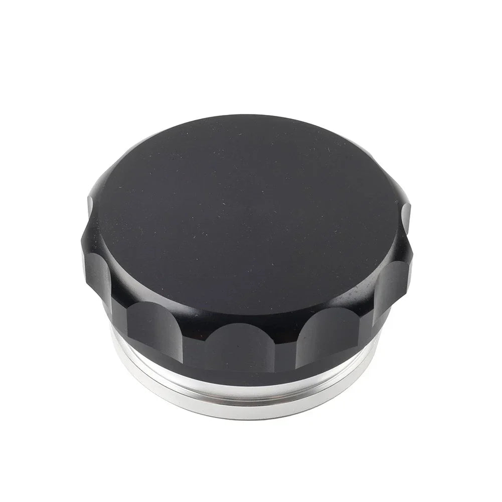 2" Black Aluminum Alloy Weld-On Filler Neck & Cap for Tank Cover
