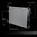 Aluminum Radiator for Jeep Grand Cherokee 4.0 (1993–1997) DPI 1396