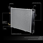 Aluminum Radiator for Jeep Grand Cherokee 4.0 (1993–1997) DPI 1396