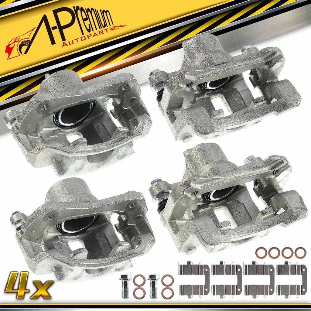 Set of 4 Brake Calipers with Bracket for Kia Sportage (2017–2022)