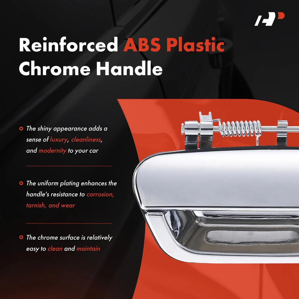 Front Driver Exterior Door Handle with Keyhole for Chevrolet Spark (2013-2015)