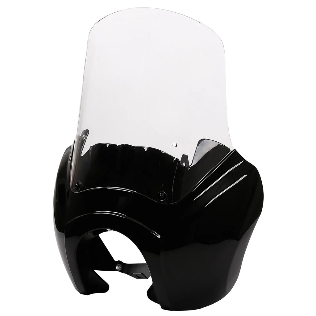Front Fairing Clear Windshield for Harley Dyna Fat Bob Low Rider