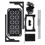 Black Steel Tire Cargo Rack for Jeep Wrangler JL (2018–2025)