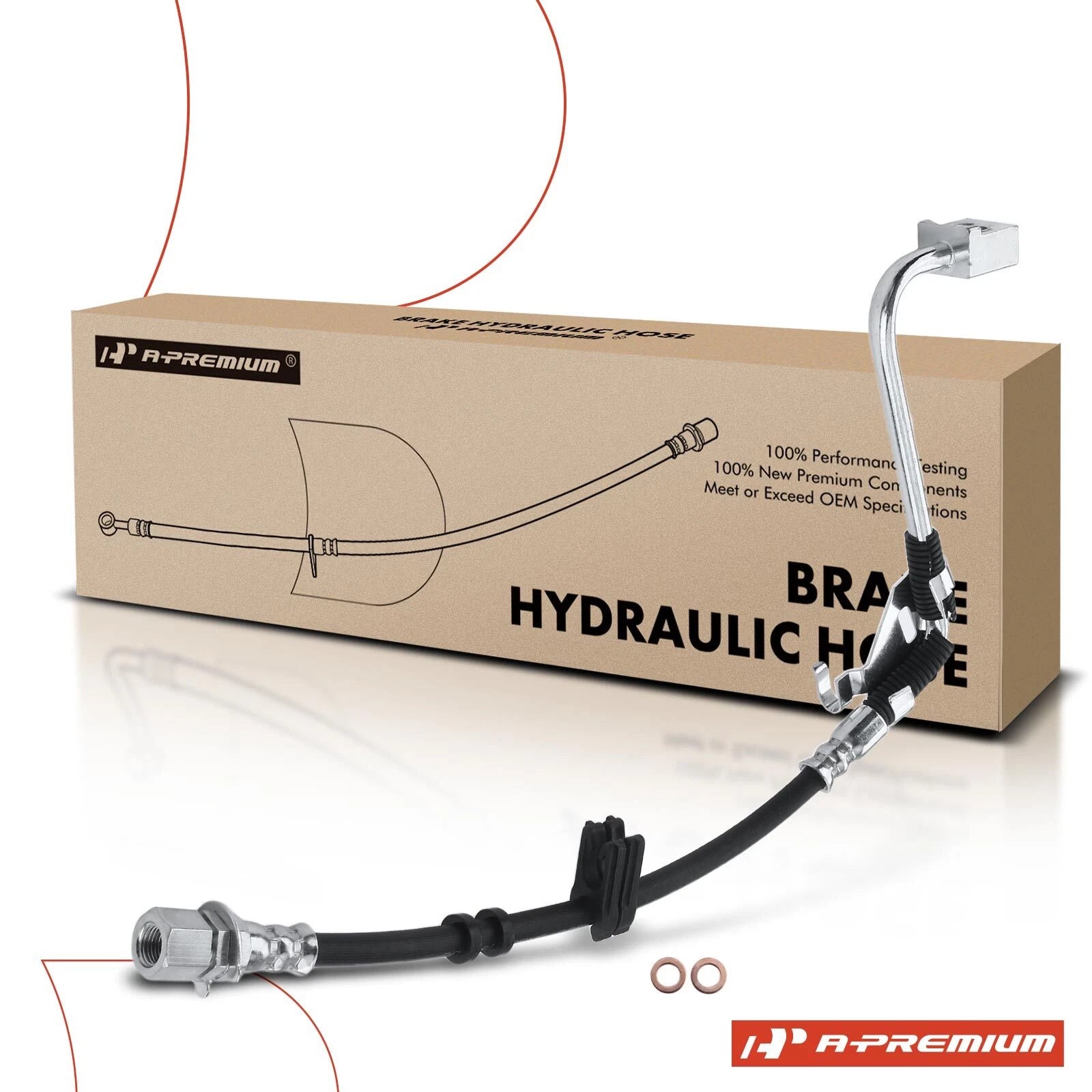 Front Right Brake Hydraulic Hose for Ford Freestar (2006–2007)