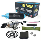 QFS Intank Fuel Pump + Filter for GM (1982–1995) EP381 6AN/8AN Fittings