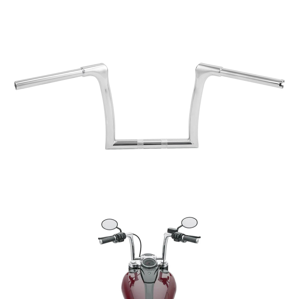 10'' Rise Ape Hanger Handlebar for Harley Fat Boy (1990–2023)