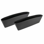 ABS Black Car Seat Space Seam Pouch Bag Storage Organizer Holder (For Accessories)