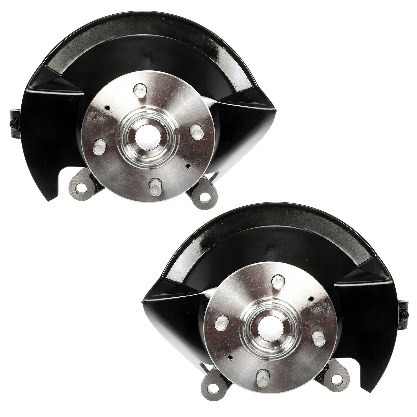 2Pcs Wheel Hub Bearing Steering Knuckle for Honda Civic (2003–2005)