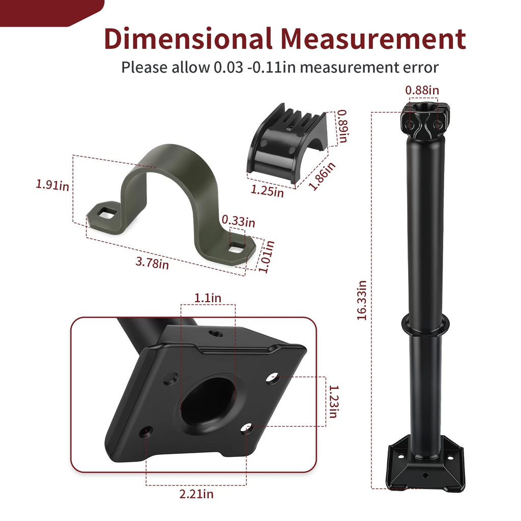 Steering Post Shaft Stem Bushing 1823781-329 for Polaris Scrambler XP 1000 (2014–2018)