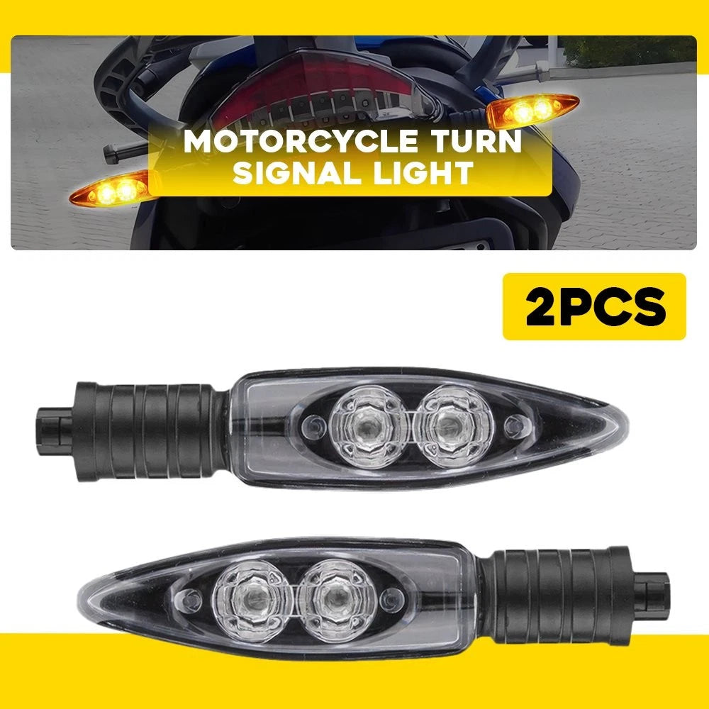2PC LED Front Turn Signal Indicator Lights for BMW F700GS F800GT R1200GS (2013–2018)