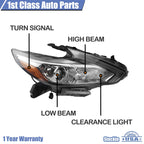 Halogen Headlight for Nissan Altima (2016-2018) Right Passenger Side