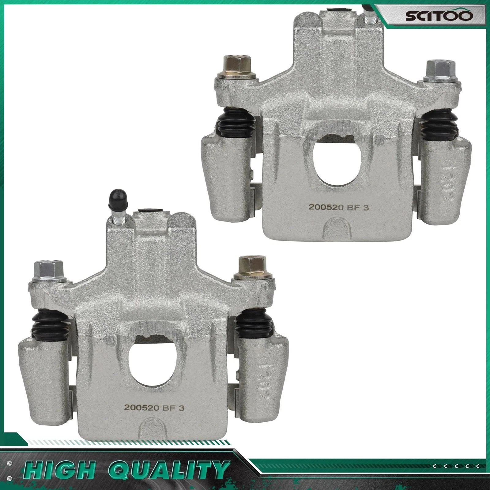 Rear Brake Caliper Pair for Toyota Camry SE LE XLE Solara SLE Sport