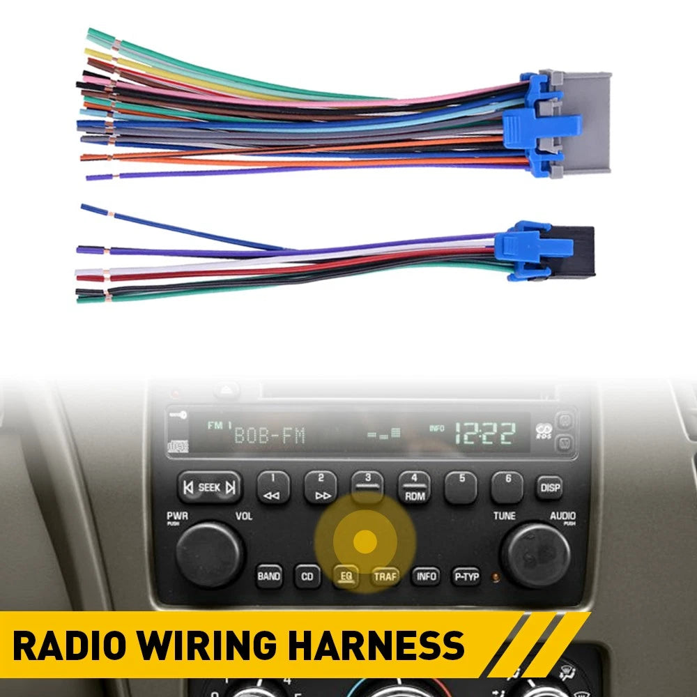 Reverse Radio Stereo Wiring Harness Adapter for GMC Sierra Yukon (2003–2006)