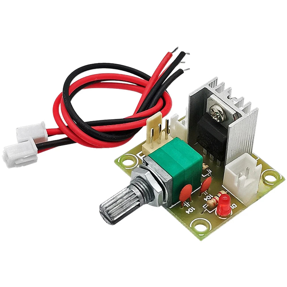 LM317 Voltage Regulator Control Board for Fan Motors and Sensors (5V 9V 12V)