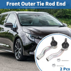 2X Front Outer Tie Rod Ends for Scion TC (2010) No. 4504649095/4504749025
