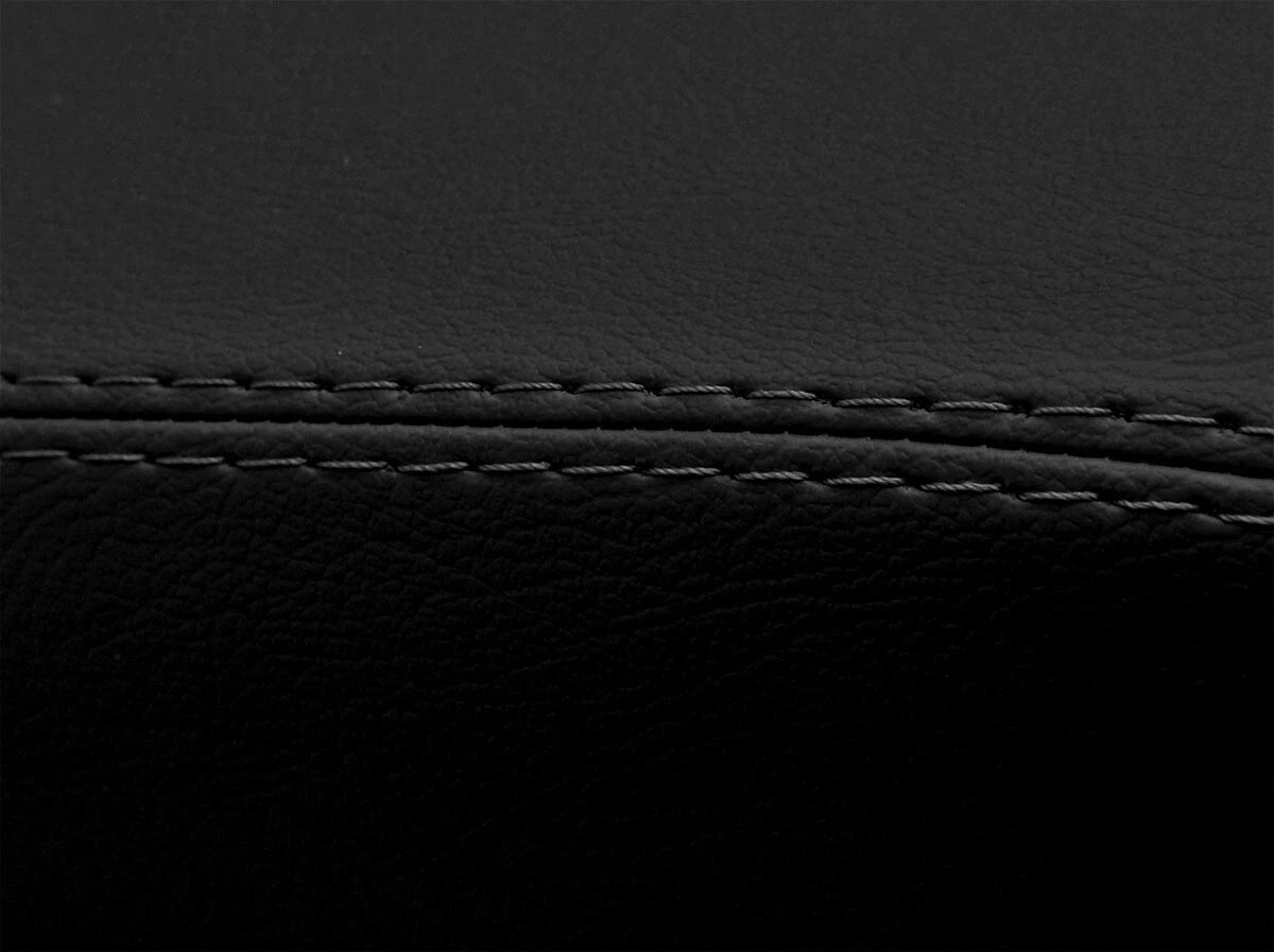 Front Insert Door Panel Cover Leather for VW Jetta (2011–2014) Black