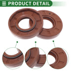 Set of 5 Oil Seal Rotary Shaft Seal FKM Rubber 19x40x7mm