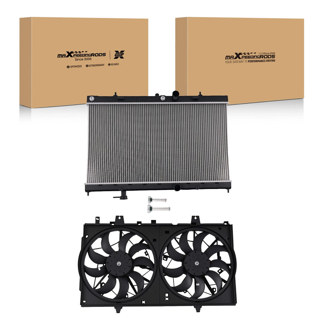 Radiator and Cooling Fan for Nissan Rogue (2014–2020)