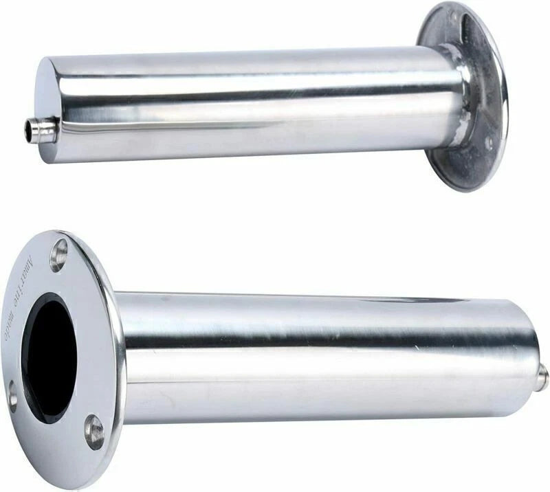 2X Stainless Steel 90 Degree Flush Mount Rod Holder for Boat