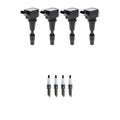 Set of 4 Ignition Coils & Spark Plugs for Santa Fe Sportage (2013–2016)