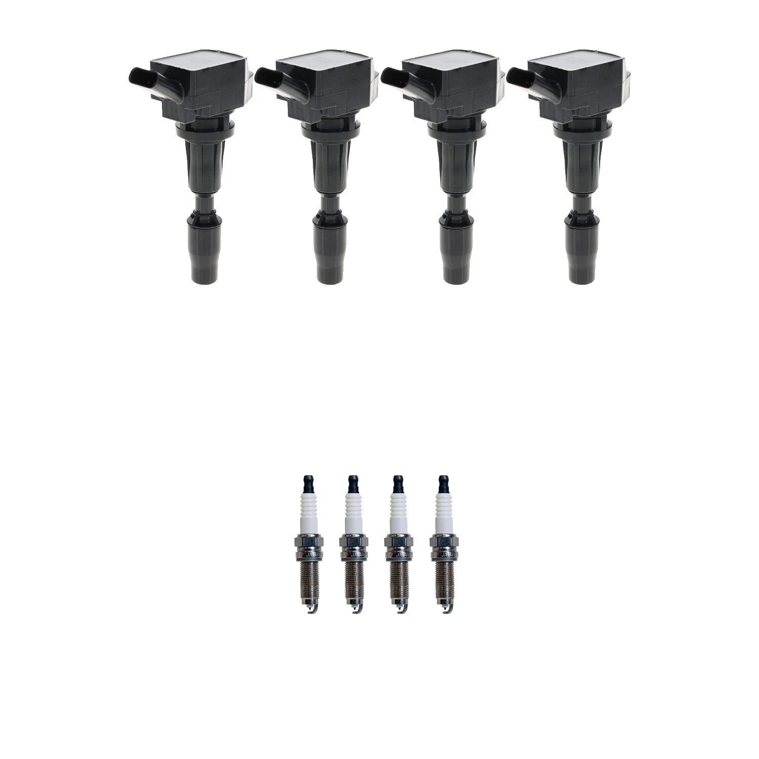 Set of 4 Ignition Coils & Spark Plugs for Santa Fe Sportage (2013–2016)