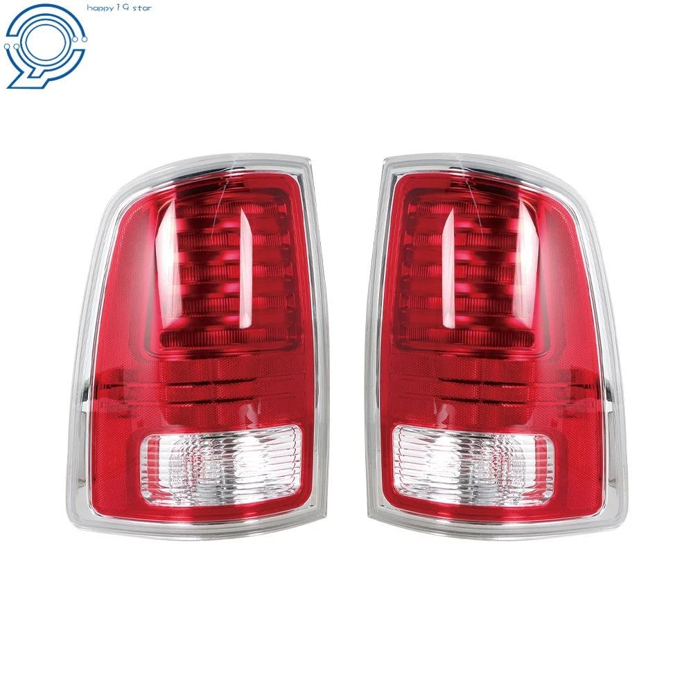 Set of 2 Rear Tail Lights for Ram 1500-3500 (2013–2018) LED Chrome Trim