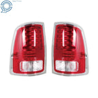 Set of 2 Rear Tail Lights for Ram 1500-3500 (2013–2018) LED Chrome Trim