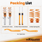 Coilover Kit for VW Golf VIII (CD1) (2019–Present) FWD Shocks