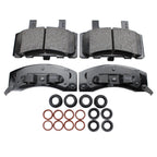 Set of 4 Akebono ProACT Front Disc Brake Pads & Hardware for Chevrolet GMC