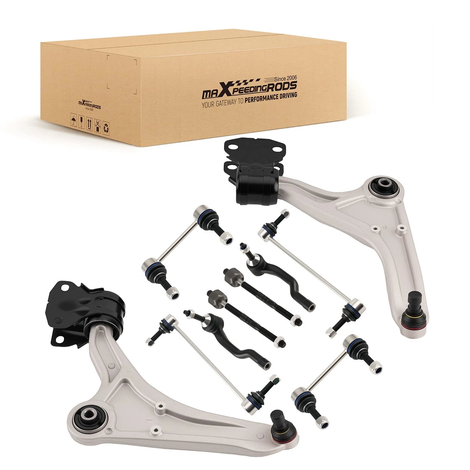 Front Lower Control Arms & Sway Bar End Link for Ford Fusion Lincoln MKZ (2013–2020)