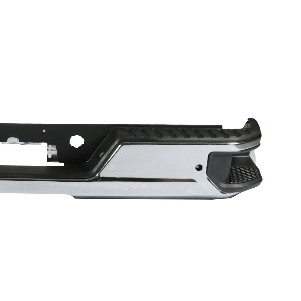 Chrome Rear Bumper for Chevy Silverado 1500 GMC Sierra (2019–2024)