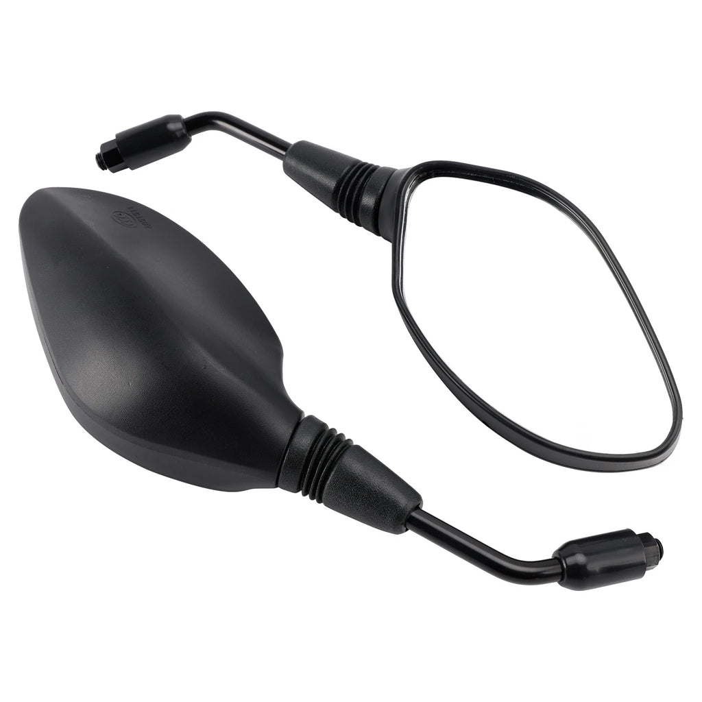 Set of 2 Black Rear View Mirrors 10mm for Honda PCX125 PCX150 (2009–2018)