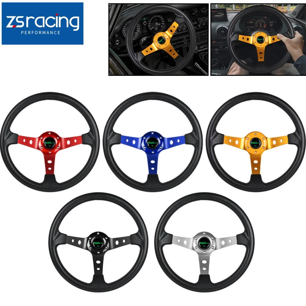 14" Drifting Racing Steering Wheel for Universal Fit