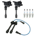 Set of 2 Ignition Coils & 4 NGK Laser Iridium Spark Plugs for Protege (L4)