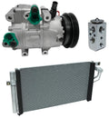 A C Compressor Kit With Condenser for Hyundai Accent 1.6L (2009–2011)