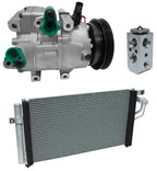 A C Compressor Kit With Condenser for Hyundai Accent 1.6L (2009–2011)