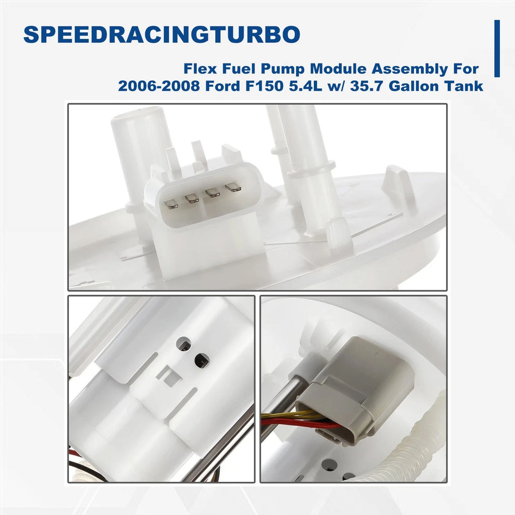 Flex Fuel Pump Module Assembly for Ford F150 (2006–2008) 5.4L 35.7 Gallon Tank