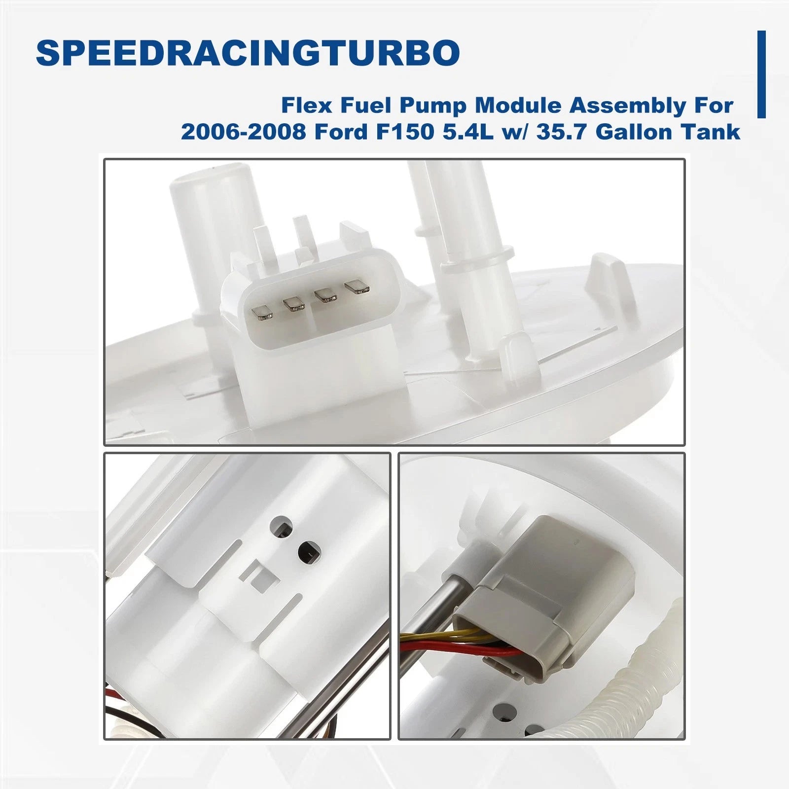 Flex Fuel Pump Module Assembly for Ford F150 (2006–2008) 5.4L 35.7 Gallon Tank