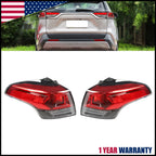 Rear Outer Tail Lights for Toyota RAV4 (2016–2018) Left & Right Halogen
