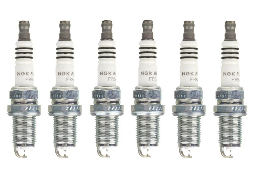 Set of 6 NGK Ruthenium HX Spark Plugs for (Gap 0.044)