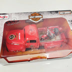 1/24 Diecast Model for Harley-Davidson 1948 & Ford 1936 El Knucklehead