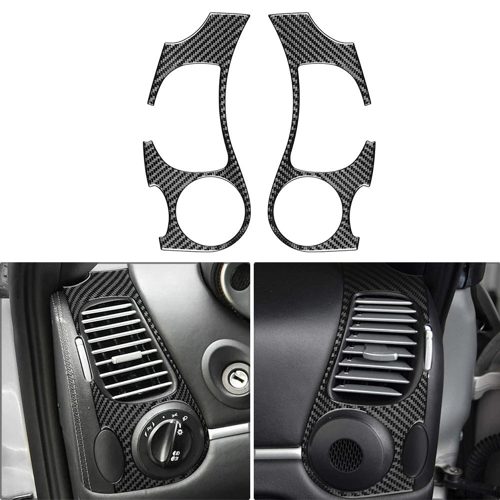2pcs Side AC Air Vent Outlet Cover Trim for Porsche Boxster 996 (1998–2004)