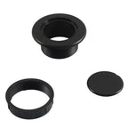 Umbrella Hole Ring Plug Cap Set for Outdoor Table Cover Black