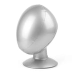 Inflatable Mannequin Head for Hats - Round Silver Torso (1pc)